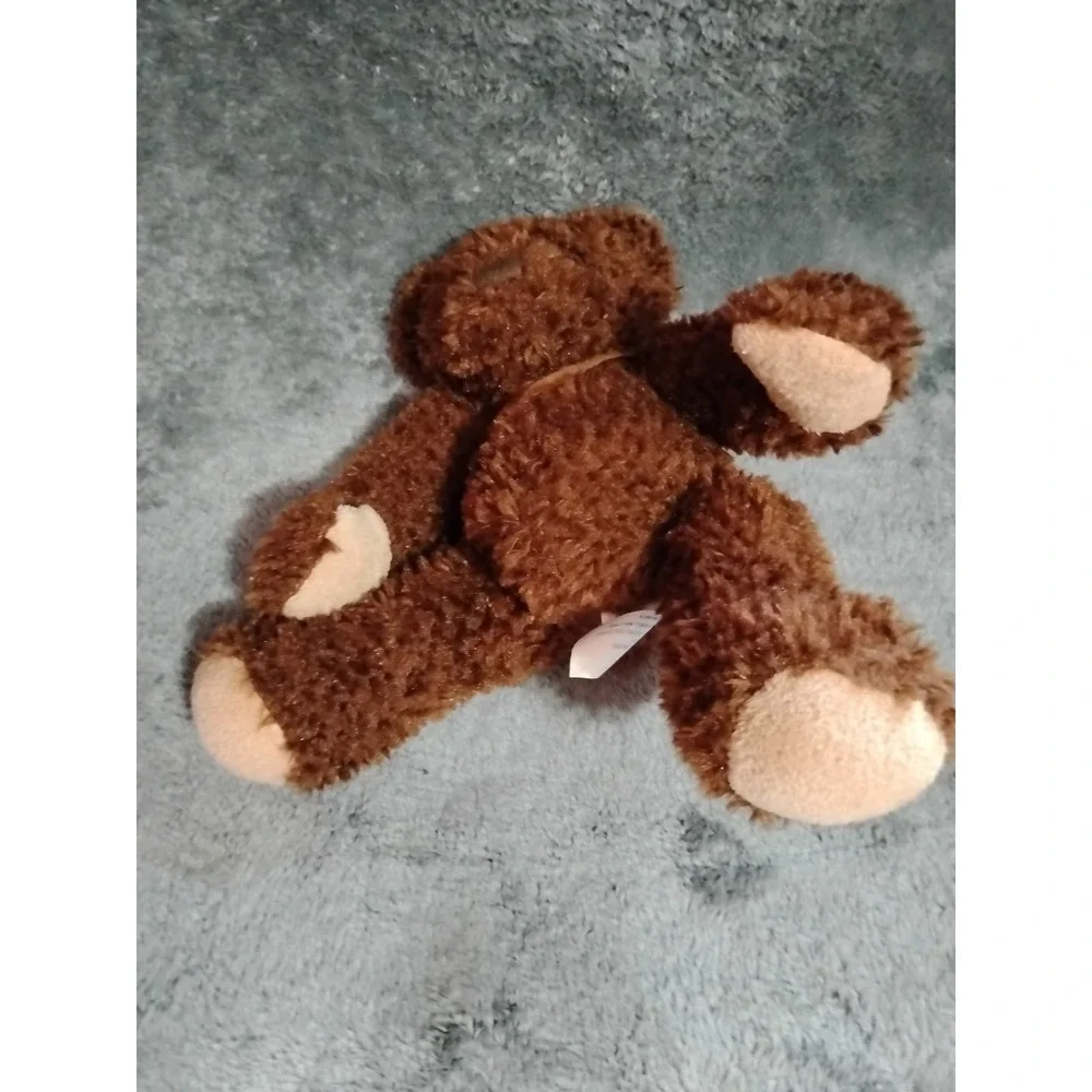 Dark Brown‎ Bear W Light Brown Paws Dexbaby Plushed Stuffed Animal 13